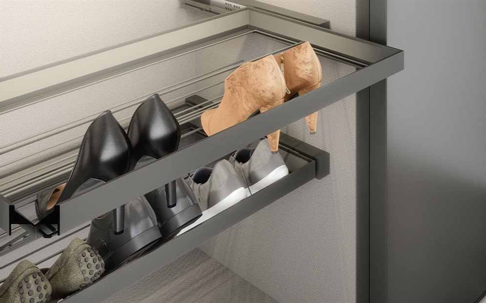 kledingkast schoenenrek NM Bed Habits